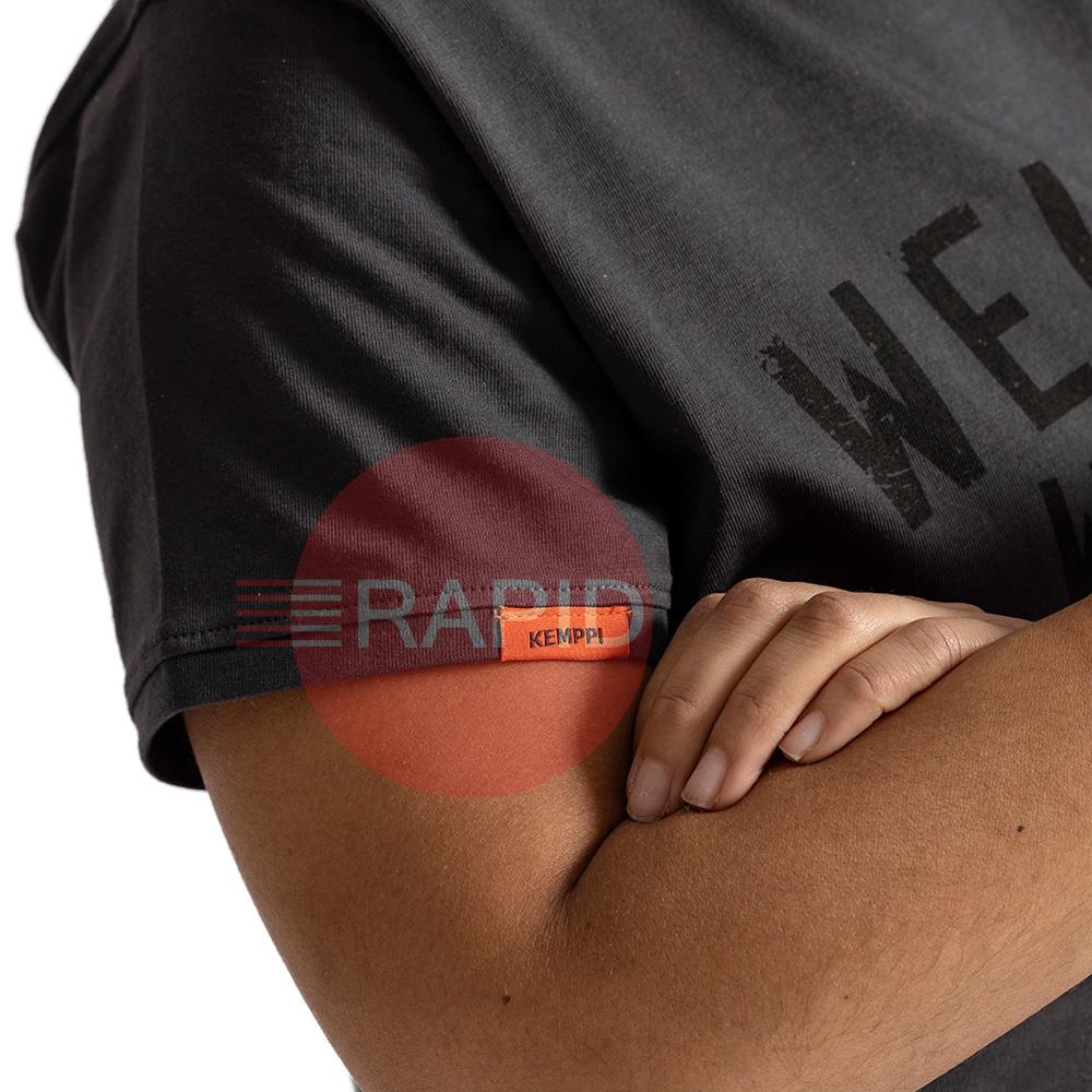 681590014F  Kemppi Wear 0023 Dark Grey Women Short Sleeve T-Shirt